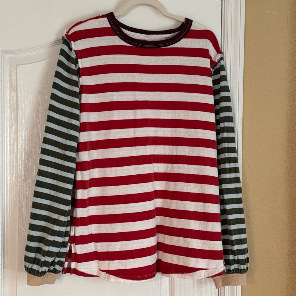 We the free long sleeved striped sweater.